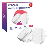 The Powerline 1000 Kit Mini which includes 2 Powerline 1000 mini adapters creates in an extremely simple way a high-speed home network using your home’s existing electrical wiring at speeds up to 1000 Mbit/s. No new wire required! Connect computers