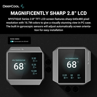 DeepCool Mystique 240 CPU Cooler, Personalized Cooling with 2.8" TFT LCD Screen and Enhanced Pump Performance, 5 year warranty - Image 2