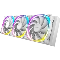 ANTEC Vortex 360 ARGB AiO Liquid CPU Cooler, White, Universal Socket, 360mm Radiator, PWM 2000RPM Fusion ARGB Cooling Fans, Addressable RGB LED Lighting with Suspended Spiral Pump Head Design - Image 2