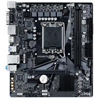 Gigabyte H610M S2H V2 Intel 1700 Socket Motherboard, Micro-ATX, 2x DDR5 Slots, 1x M.2 Socket, GbE LAN, 1x D-Sub / 2x DisplayPorts / 1x HDMI Port