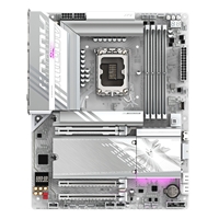 <b>Z890 AORUS ELITE WIFI7 ICE</b><br/><br/><b>Key Features</b><br/>Supports Intel Core Ultra processors (Series 2)<br/>Digital twin 16+1+2 phases VRM solution<br/>D5 Bionic Corsa for Infinite Memory Performance<br/>AI Perfdrive: Provides optimal and customized BIOS preset profile for users<br/>Premium Compatibility: 4 x DDR5 with XMP Memory Module Support<br/>WIFI EZ-Plug: Quick and easy design for Wi-Fi antenna installation<br/>EZ-Latch Plus: PCIe and M.2 slots with Quick Release & Screwless Design<br/>EZ-Latch Click: M.2 heatsinks with screwless design<br/>Sensor Panel Link: Onboard video port for hassle-free in-chassis panel setup<br/>Friendly UI: Multi-Theme