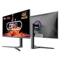 piXL CM32G7 32 Inch 4K IPS Monitor, 165Hz, 1ms, Frameless, HDMI, DisplayPort, USB-C, USB-A x 2, 3.5mm Audio Port, FreeSync & G-Sync Compatible, Black, RGB Lighting, VESA Mount, Height Adjustable, 3 Year Warranty - Image 2