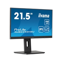 iiyama PROLITE XUB2293HSU-B7 22 inch IPS Monitor, Full HD, 1ms, USB Hub, HDMI, DisplayPort, Freesync, 100Hz, Speakers, Black, Internal PSU, VESA, Height Adjustable, Pivot - Image 2