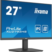 iiyama Prolite XU2793HS-B7 27 inch Frameless IPS Monitor, Full HD, 1ms, HDMI, DisplayPort, 100Hz, Speakers, Black, Internal PSU, VESA