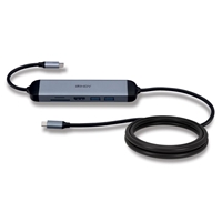 Lindy DST-Micro 140 Laptop Docking Station with USB-C, 1x 4K HDMI and Pass-Through Charging