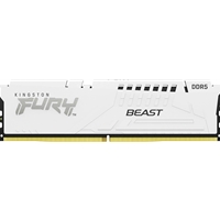 Kingston FURY Beast KF560C36BWE2K2-32 32GB (2x 16GB) DIMM System Memory, 6000MHz, DDR5, CL36, White, Intel XMP, AMD EXPO