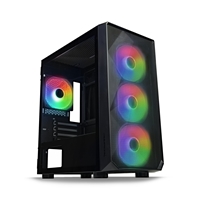 Presenting the Tecware Forge M Omni (TWCA-FORGEM-BKOL) — a sleek and secure micro-ATX chassis ideal for gamers