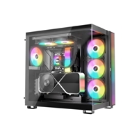 be quiet! Pure Loop 3 LX Liquid CPU Cooler, Universal Socket, 240mm Radiator, 2 x Light Wings LX PWM High Speed, Stylish ARGB cooling block featuring 10 included lighting foils, 3-year manufacurer's warranty.