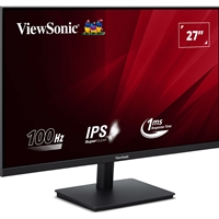 Viewsonic VA270-H-2 27-Inch Full HD IPS Monitor, 1920x1080 resolution, 100Hz, Freesync, HDMI, VGA, 1ms, VESA