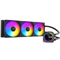 Antec Skeleton 360ARGB Liquid CPU Cooler, Universal Socket, Black, 360mm Radiator, PWM up tp 2000 RPMCooling Fans, Addressable RGB LED Lighting - Image 2