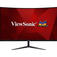 Viewsonic VX3219-PC-MHD 32 Inch Curved Gaming Frameless Monitor, Full HD, 240Hz, 1ms, HDMI, DisplayPort, HD, Freesync, Built-In Speakers, VESA
