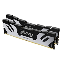 Kingston FURY Renegade KF564C32RSK2-32 32GB System Memory, DDR5, (2x16GB) DIMM, 288-pin, 6400 MHz / PC5-51200, CL32, 1.4 V, unbuffered, Silver