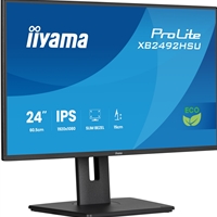The ProLite XB2492HSU is a 24-Inch Full HD monitor for anyone who values both high performance and a more sustainable choice. Packaged without plastic and made from 85% post-consumer recycled materials