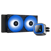 <b>LS520</b><br/>Elite Performance<br/>The DeepCool LS520 premium liquid CPU cooler maximizes cooling performance and low-noise efficiency with a 240mm radiator