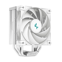 <b>AK400 WH</b><br/>Performance CPU Cooler<br/><br/>The DeepCool AK400 WH is a highly compatible CPU cooler featuring a classic four heat pipe tower layout with a unique matrix fin design and a high-performance FDB fan that delivers excellent heat dissipation and extremely low noise levels.<br/><br/><b>PREMIUM COMPATIBILITY</b><br/>Featuring up to 220W of heat dissipation efficiency