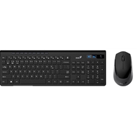The Genius SlimStar 8230 wireless keyboard and mouse are dual mode with Bluetooth 5.3 and 2.4GHz technology for hybrid work on multiple devices simultaneously. People enjoy the convenience of desktop typing and connect up to two Bluetooth and one 2.4GHz wireless devices between your computer