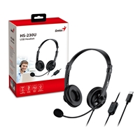 <b>Experience Versatile Audio with the Genius HS-230U Headset with Mic</b><br/>Elevate your audio experience with the Genius HS-230U Headset