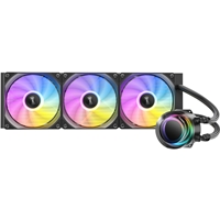 The <b>Antec Vortex Lum 360 ARGB</b> is an all-in-one liquid cooler designed to provide exceptional cooling performance while enhancing the visual appeal of your build. Featuring a suspended spiral pump head inspired by the image of a vortex