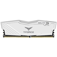 <b>TEAM DELTA RGB DDR4 DESKTOP MEMORY WHITE</b><br/><br/><b>Pursuing the perfect revolution</b><br/>The R on the heat spreader represents Revolution. The heat spreader is built with a lighter and thinner metal material. The hollow "R" design is very stereoscopic and matches with the ultra wide angle luminous area.<br/><br/><b>Full color