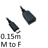- USB3.0 Type-A (f) to Type-C (m)<br/>- Reversible connector (Type-C)<br/>- Data Transfer Rate: 5Gbps<br/>- Charging Output: 3A<br/>- OEM PACKAGING