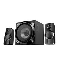 <b>Genius SW-2.1 1850BT: Premium 2.1 Subwoofer System with Bluetooth 5.3</b><br/>Transform your entertainment experience with the Genius SW-2.1 1850BT