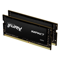 <b>Kingston FURY Impact DDR4 Memory</b><br/><br/>Get your notebook or small-form-factor machine fully equipped with Kingston FURY Impact DDR4 SODIMM and minimise system lag. Ready for AMD Ryzen and Intel XMP-ready in capacities of up to 64GB