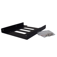 <b>EVO Labs 2.5" to 3.5" Convertor Single SSD Bracket -Black</b>      <br/><br/><b>Key Features:</b> <br/>2.5" to 3.5" bracket<br/>Perfect for SSD upgrades in PC desktops <br/>Ideal for 2.5" HDD or SSD fitment into 3.5" Drive Bays  <br/>Easy and secure 3.5" bay placement<br/>Screw fixings supplied as standard    <br/>