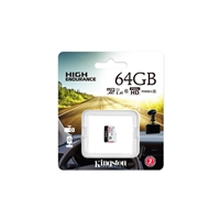 <b>Kingston SDCE/64GB High Endurance micro SD Flash Memory Card