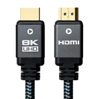 <b>prevo</B><br/>Premium Cable Series<br/><br/>prevo HDMI 2.1 cables with gold-plated connectors & 99.9% Oxygen-free copper support the latest HDR and Ultra High Definition technologies