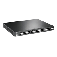 <b>TP-Link TLSG3452P JetStream 52-Port Gigabit L2+ Managed Switch with 48-Port PoE+</b><br/><br/><b>Key Features</b><br/>384 W PoE Budget: 48x 802.3at/af-compliant PoE+ ports with a total power supply of 384 W.<br/>Full Gigabit Ports: 48x gigabit RJ45 ports and 4x gigabit SFP Slots provide high-speed connections.<br/>Integrated into Omada SDN: Zero-Touch Provisioning (ZTP)
