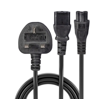 The Lindy IEC splitter cables are ideal for powering multiple devices from one IEC power source. Suitable for use with PC's