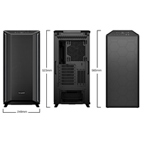 <h3>Maximum airflow and usability</h3><br/><p>Dark Base 701 Black makes no compromises in performance and is designed for easy handling with its outstanding usability. Subtle ARGB illumination perfectly rounds up this high-end case.</p><br/><ul><li>Open mesh design for highest airflow and performance</li><li>3 pre-installed Silent Wings 4 140mm PWM high-speed fans offer maximum performance</li><li>Fan controller with PWM motherboard sync option</li><li>PWM and ARGB Hub for up to 8 PWM fans and 2 ARGB components</li><li>ARGB lighting with integrated ARGB controller for a stunning look</li><li>Exceptional usability with easily accessible features such as removable fan- and radiator brackets in the top and front</li><li>Versatile motherboard tray for an inverted layout option</li><li>Simple and tool-less installation of HDDs and SSDs</li><li>Cable routing channels for professional cable management and a neat interior</li><li>Tempered glass side window allowing a superb view of the PC components</li><li>3-year manufacturer’s warranty</li><li>Product conception