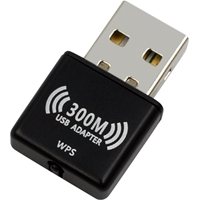 <b>The prevo USBW4 USB Wireless Adapter allows you to add wireless connectivity to your desktop or laptop computer - a great upgrade for devices without WiFi or those using older wireless networks.</b><br/><br/>Simply plug the nano-adapter into an available USB port and connect to a wireless network (or use the WPS button for a secure and direct connection) with speeds up to 300Mbps
