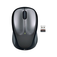 The Logitech Wireless M235 mouse is hand-friendly thanks to its contoured design with soft rubber grips and a smooth scroll wheel. To use