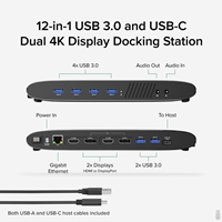 <B>Expandability</B><br/>This Plugable USB C docking station dual monitor supports dual 4K displays with either HDMI or DisplayPort