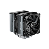 <b>PURE ROCK PRO 3</b><br/><br/><b>Impressively Performant and Compact</b><br/>Boost your system with the impressively high cooling performance of Pure Rock Pro 3 Silver and its specially designed Pure Wings 3 fans. Underneath its striking heatsink with a black cover for a sleek