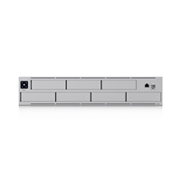2U rack-mount NAS with (7) 2.5/3.5" drive bays and 10 Gbps performance designed for large-scale file storage and sharing.<br/><br/>(7) 2.5/3.5" HDD / SSD support<br/>(1) 10G SFP+ uplink and (1) GbE RJ45 port<br/>Data protection with RAID storage technology<br/>UniFi Power Backup ready<br/>1.3" touchscreen for management<br/><br/><B>Dimensions</B><br/>442 x 325 x 87 mm (17.4 x 12.8 x 3.4")<br/><br/><B>Weight</B><br/>Without mounting brackets: 9.2 kg (20.3 lb)<br/>With mounting brackets: 9.5 kg (20.8 lb)<br/><br/><B>Enclosure</B><br/>SGCC steel<br/><br/><B>Mounting</B><br/>SGCC steel<br/><br/><B>Processor</B><br/>Quad-Core ARM Cortex-A57 at 1.7 GHz<br/><br/><B>System Memory</B><br/>8GB<br/><br/><B>Management Interface</B><br/>Ethernet In-Band<br/><br/><B>Networking Interface</B><br/>(1) GbE RJ45 port<br/>(1) 1/10 GbE SFP+ port<br/><br/><B>RF Interface</B><br/>Bluetooth 4.1<br/><br/><B>Power Method</B><br/>(1) Universal AC input
