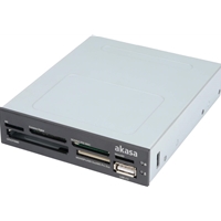 This 6-port Media Card Reader can be conveniently positioned at the front of your PC enabling the reading of all popular memory cards in a single location. Compatible with high capacity memory cards (SDHC)