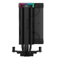 The AK400 Digital Pro is a high-performance CPU air cooler built to deliver excellent thermal management and modern aesthetics. It features a precision-engineered single-tower heatsink with four 6mm direct-contact copper heatpipes that efficiently draw heat away from your processor.<br/><br/>This cooler includes a vibrant addressable RGB 120mm fan that provides dynamic airflow while maintaining quiet operation. A standout feature is the integrated digital display on the heatsink cover