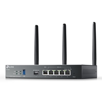 <b>Omada AX3000 Gigabit VPN Router</b><br/><br/><b>Features</b><br/><br/>AX3000 Dual-Band WiFi: Supports 2402 Mbps on 5 GHz and 574 Mbps on 2.4 GHz*<br/>6 Gigabit Ethernet Ports: 1 gigabit SFP and 5 gigabit RJ45 ports provide high-speed wired connectivity.<br/>Omada Mesh Technology: Seamlessly connects to EAPs that support mesh technology