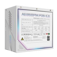 The Gigabyte AORUS ELITE 850W ICE (GP-AE850PM PG5 ICE) is a premium white version of the AORUS ELITE Platinum series. It is fully modular