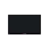 <b>Verbatim Full HD Portable Touchscreen Monitor 14"</b><br/><br/><b>Product Details</b><br/><br/>Portable monitor with Full HD resolution of 1920 x 1080 and 16.7M colours<br/><br/>Supports capacitive 10-point multi-touch with G+G technology; simply connect the monitor to your device using a USB-C cable<br/><br/>IPS Panel incl. full viewing angle of 178 and 16:9 screen ratio<br/><br/>Solid and durable aluminium housing<br/><br/>HDR technology improves picture quality creating a fantastic viewing experience<br/><br/>Great compatibility for work/traveling/gaming: Connect the portable monitor to your PC/Mac/Tablet/Phones/Consoles with USB-C or HDMI<br/><br/>One Cable Solution: Plug and play setup of compatible devices via USB-C connection<br/><br/>Ultra slim and light weight design with integrated speaker<br/><br/>Audio jack to connect headphones or speaker<br/><br/>Neoprene protective sleeve included<br/><br/><B>Touchscreen Control</b><br/>The Verbatim Portable Touchscreen Monitor gives you an extra dimension for your work and play. You can use it as a second screen for your laptop when you are travelling or giving one-on-one presentations