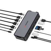 <b>Verbatim USB-C Pro Docking Station</b><br/><br/><b>Product Details</b><br/><br/>Comprehensive Docking Solution: 15 ports including high-resolution HDMI and DisplayPort outputs<br/><br/>2 x HDMI