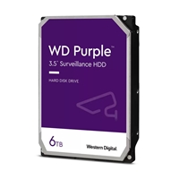 <b>Uncompromising Surveillance Storage</b><br/>WD Purple drives are designed to meet the challenges of 24x7 video surveillance recording. These drives are engineered specifically for surveillance to help withstand the elevated heat fluctuations and equipment vibrations within NVR environments. An average desktop drive is built to run for only short intervals
