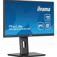 <b>ProLite XUB2293HS-B6</b><br/>21.5" IPS 3-side borderless monitor with height-adjustable stand for multi-monitor set-ups<br/>The stylish edge-to-edge design of the ProLite XUB2293HS with IPS panel technology offers accurate and consistent colour reproduction with wide viewing angles. High contrast and brightness values mean the monitor will provide excellent performance for photographic and web design. Equipped with speakers