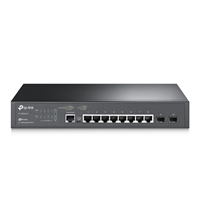 <b>Convenient Gigabit Switch for a Complete Omada Network JetStream 8-Port Gigabit L2+ Managed Switch with 2 SFP Slots</b><br/><br/><b>Software Defined Networking (SDN) with Cloud Access</b><br/>Omada’s Software Defined Networking (SDN) platform integrates network devices