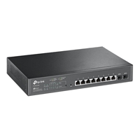 <b>150 W PoE Budget</b><br/>8x 802.3at/af-compliant PoE+ ports with a total power supply of 150 W.<br/><br/><b>Full Gigabit Ports</b><br/>8x gigabit PoE+ ports and 2x gigabit SFP Slots provide high-speed connections.<br/><br/><b>Integrated into Omada SDN</b><br/>Zero-Touch Provisioning (ZTP)