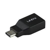 - Connects a USB Type A cable to a USB Type C device<br/>- Robust PVC housing and nickel connectors<br/>- Compact size