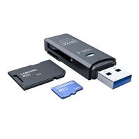 The Prevo CR311 USB 3.0 Card Reader is a high-speed memory card adapter that supports various memory card types such as SD
