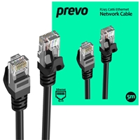 The prevo RJ45 Cat6 Ethernet Network Cables provide a reliable and consistent hard-wired connection to your network devices at home or the workplace. Built to last